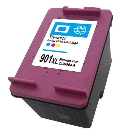 HP 901XL High Yeild Color Remanufactured Inkjet Print Cartridge